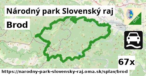 Brod, Národný park Slovenský raj
