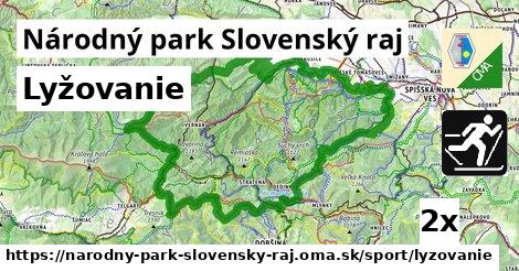 Lyžovanie, Národný park Slovenský raj