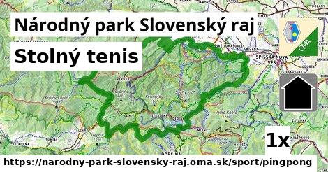 Stolný tenis, Národný park Slovenský raj