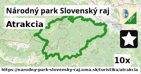 Atrakcia, Národný park Slovenský raj