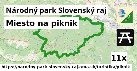 Miesto na piknik, Národný park Slovenský raj