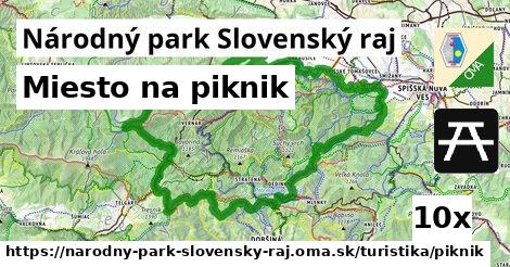 Miesto na piknik, Národný park Slovenský raj