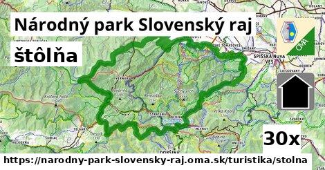 štôlňa, Národný park Slovenský raj