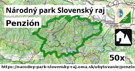 Penzión, Národný park Slovenský raj