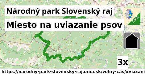 Miesto na uviazanie psov, Národný park Slovenský raj