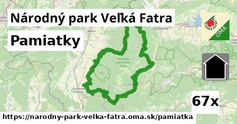 pamiatky v Národný park Veľká Fatra