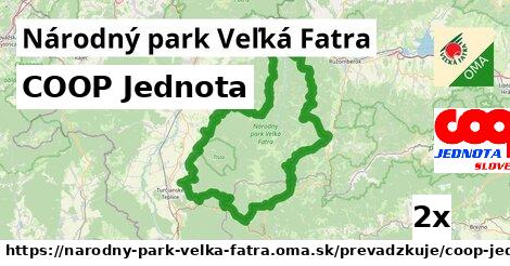 COOP Jednota, Národný park Veľká Fatra