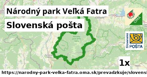 Slovenská pošta, Národný park Veľká Fatra