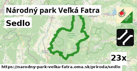 Sedlo, Národný park Veľká Fatra