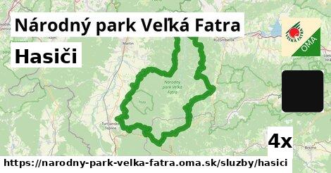 Hasiči, Národný park Veľká Fatra