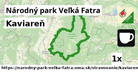 Kaviareň, Národný park Veľká Fatra