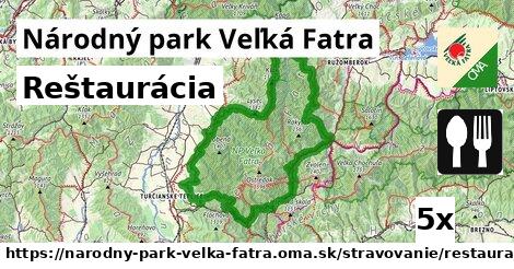 Reštaurácia, Národný park Veľká Fatra