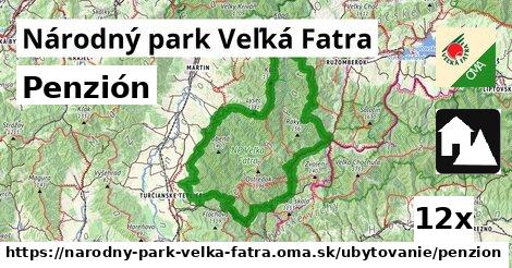 Penzión, Národný park Veľká Fatra