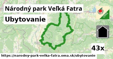 ubytovanie v Národný park Veľká Fatra