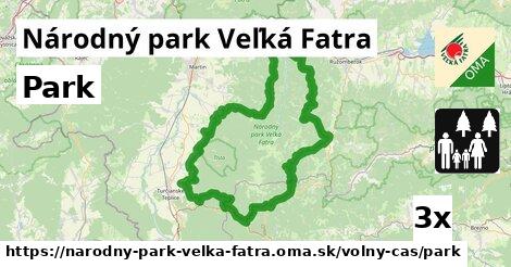 Park, Národný park Veľká Fatra