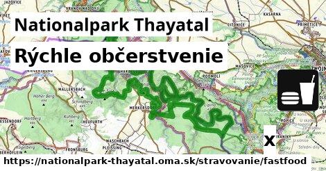 Všetky body v Nationalpark Thayatal