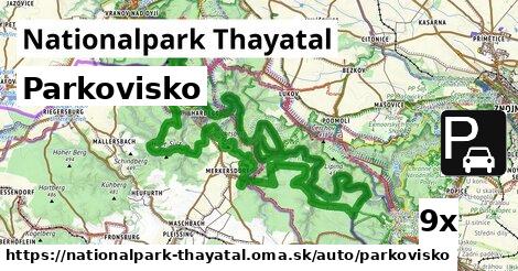 Parkovisko, Nationalpark Thayatal