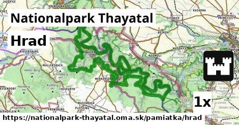 Hrad, Nationalpark Thayatal