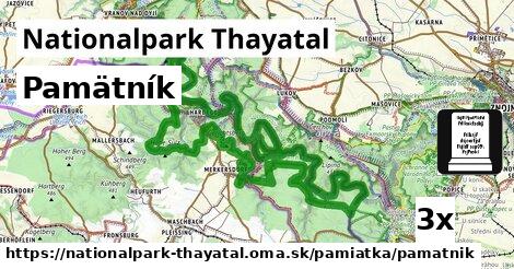 Pamätník, Nationalpark Thayatal
