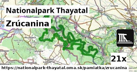 Zrúcanina, Nationalpark Thayatal