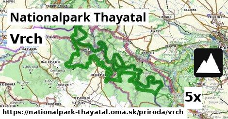 Vrch, Nationalpark Thayatal