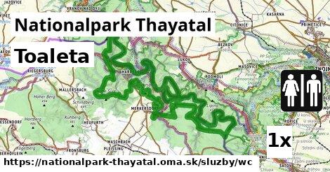 Toaleta, Nationalpark Thayatal