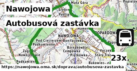 Autobusová zastávka, Nawojowa