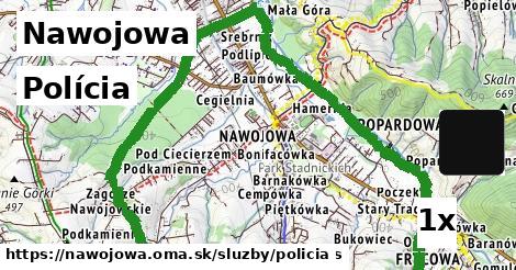 polícia v Nawojowa