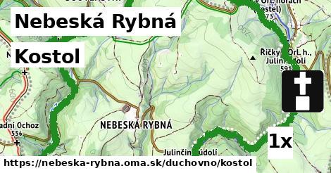 Kostol, Nebeská Rybná