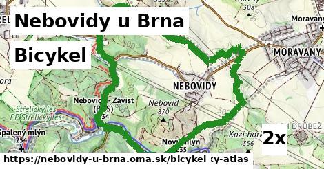 bicykel v Nebovidy u Brna