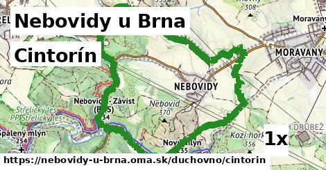 cintorín v Nebovidy u Brna