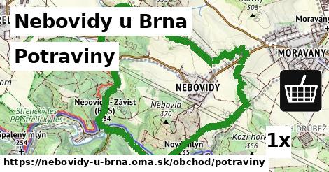 potraviny v Nebovidy u Brna