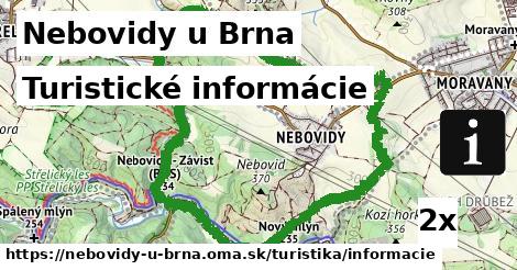 Turistické informácie, Nebovidy u Brna