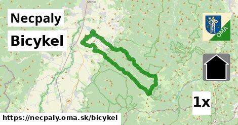 bicykel v Necpaly