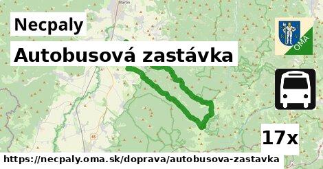 Autobusová zastávka, Necpaly