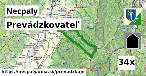 prevádzkovateľ v Necpaly