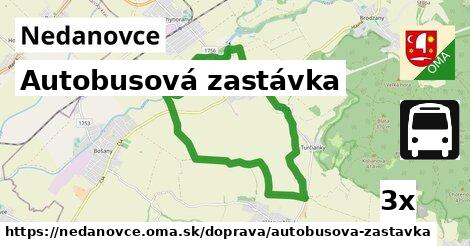 Autobusová zastávka, Nedanovce