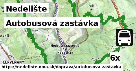 Autobusová zastávka, Nedelište