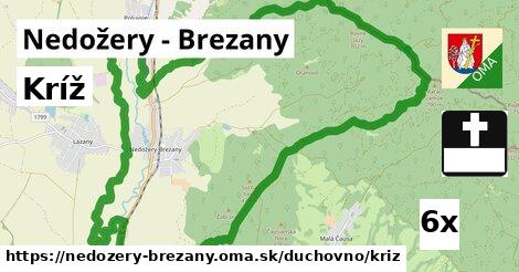 Kríž, Nedožery - Brezany