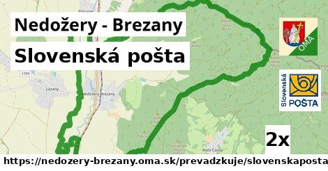 Slovenská pošta, Nedožery - Brezany