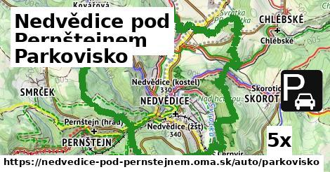 parkovisko v Nedvědice pod Pernštejnem