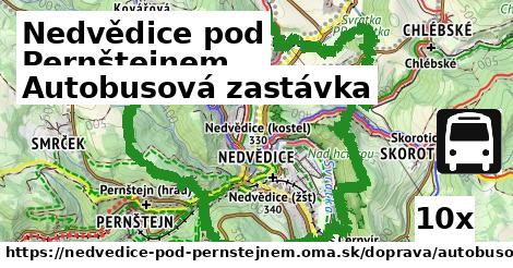 Autobusová zastávka, Nedvědice pod Pernštejnem