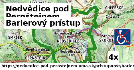 barierový prístup v Nedvědice pod Pernštejnem