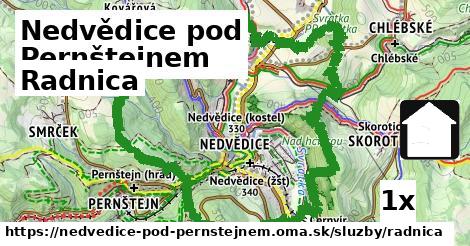 radnica v Nedvědice pod Pernštejnem