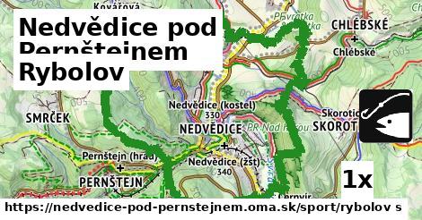 rybolov v Nedvědice pod Pernštejnem