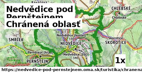 chránená oblasť v Nedvědice pod Pernštejnem