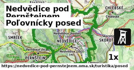 poľovnícky posed v Nedvědice pod Pernštejnem