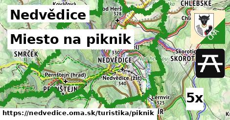 miesto na piknik v Nedvědice