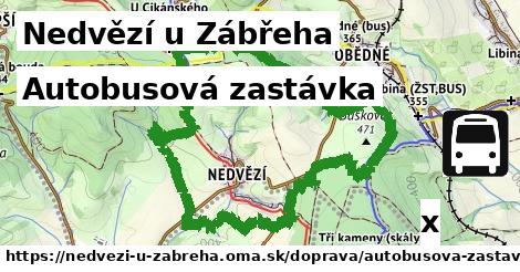 Autobusová zastávka, Nedvězí u Zábřeha