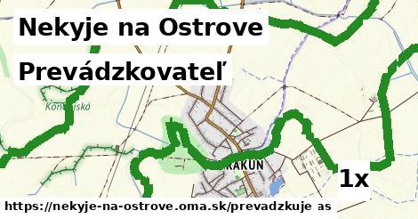 prevádzkovateľ v Nekyje na Ostrove